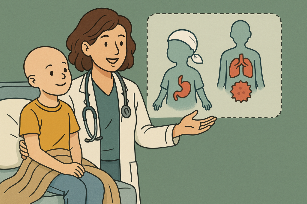 Diferenças entre o câncer em crianças e em adultos