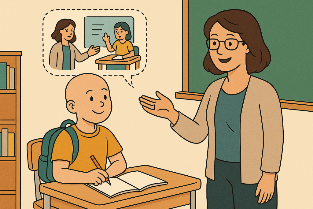 volta às aulas durante o tratamento oncológico infantil